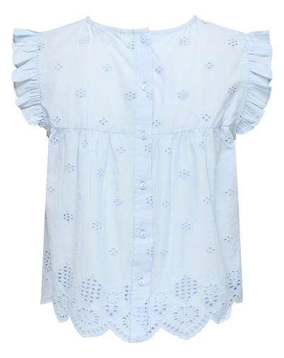 Only - ONLSilla Frill Top - Cashmere Blue